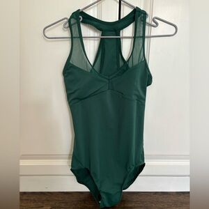 Balera hunter green  women’s small leotard SA